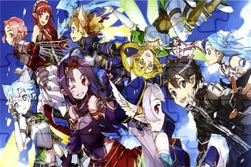 sword art online jigsaw puzzle