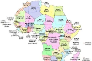 Mapa Africa