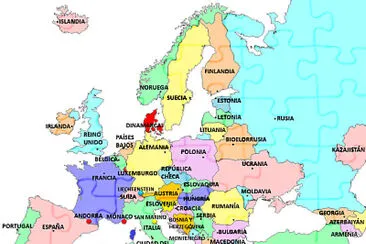 Mapa de Europa jigsaw puzzle