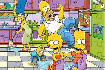 Os Simpsons jigsaw puzzle