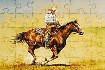 cabalgando jigsaw puzzle