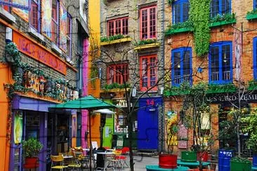 Rua Londres - Colorida jigsaw puzzle