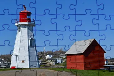 Mulholland Light, Campobello Island, NB Canada jigsaw puzzle