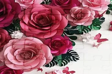 Flores de Papel jigsaw puzzle