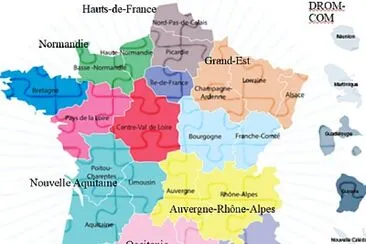 Les rÃ©gions franÃ§aises