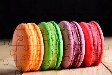 פאזל של macarons