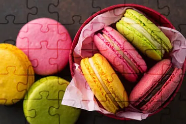 פאזל של macarons