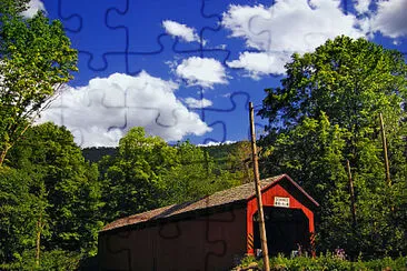 Sonestown Covered Bridge jigsaw puzzle