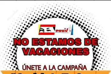 no estamos de vacaciones psuv