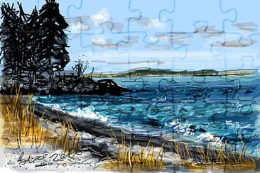 Beach Scene jigsaw puzzle