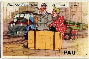 Ouvrez la valise jigsaw puzzle