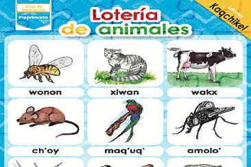 animales en kachiquel