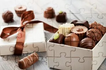 chocolate jigsaw puzzle