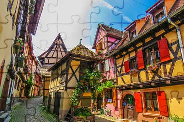 Alsacia-Francia jigsaw puzzle