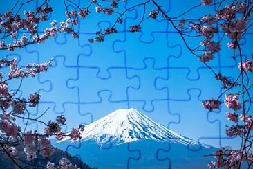 Mont Fuji, Japon jigsaw puzzle