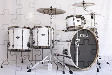 Drum kit White Sugar jigsaw puzzle