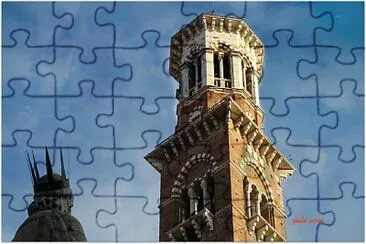 lamberti tower in verona jigsaw puzzle