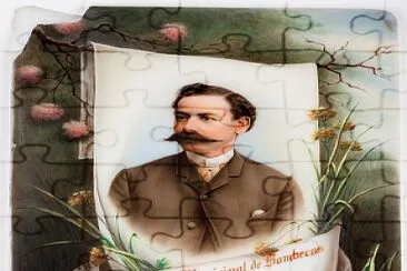 Retrato al vidrio jigsaw puzzle