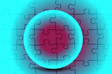 Bleu jigsaw puzzle