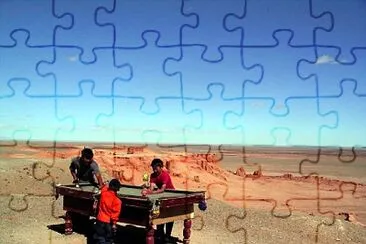 desert mongolie jigsaw puzzle