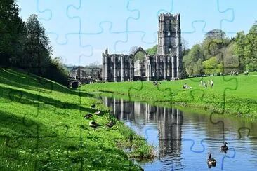 Fountains Abbey, Yorkshire, England