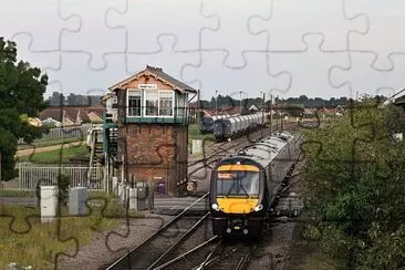 March signal box, England