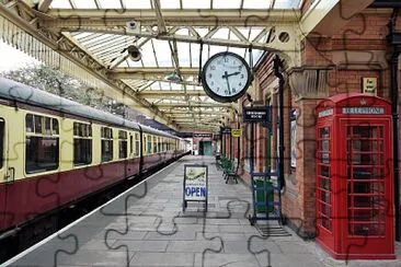 פאזל של Loughborough Central Station, England