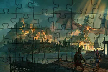 The Dragon Town jigsaw puzzle