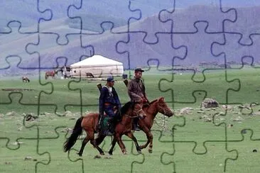 plaine mongole jigsaw puzzle