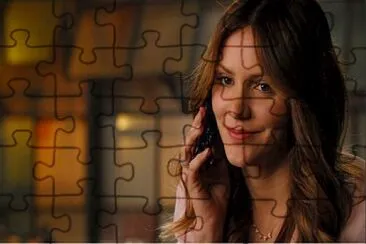 Paige looking at Walt - Da bomb jigsaw puzzle