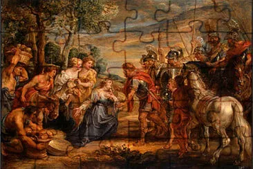 פאזל של Meeting-of-David-and-Abigail