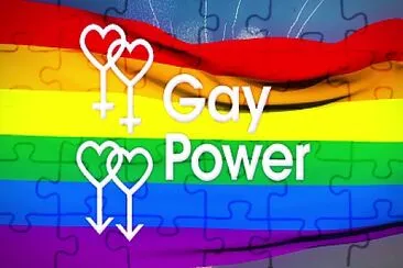 gay power jigsaw puzzle