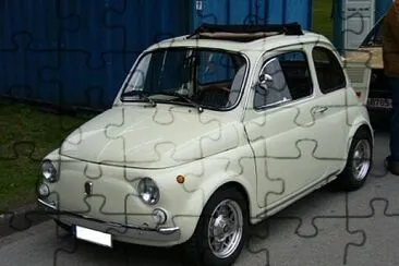 la mia Fiat 500 jigsaw puzzle