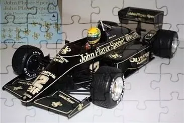 Senna Lotus 1985 jigsaw puzzle