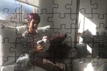 tarde soleada sobre un chico gay jigsaw puzzle