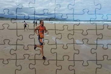 In the beach jigsaw puzzle