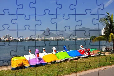 Lagoa - Rio de Janeiro - Brasil jigsaw puzzle