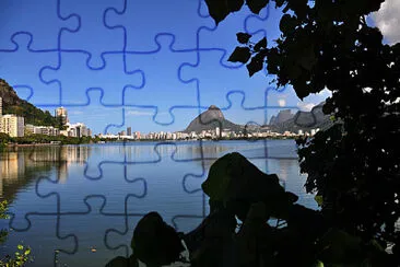 Lagoa - Rio de Janeiro - Brasil jigsaw puzzle