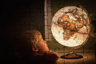 Mappemonde jigsaw puzzle