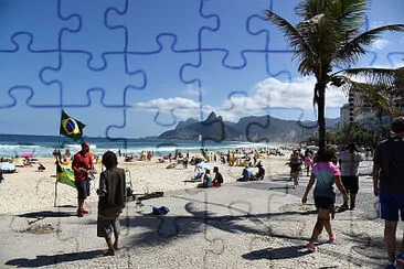 Arpoador - Rio de Janeiro - Brasil jigsaw puzzle