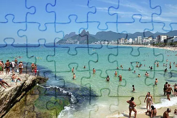 Arpoador - Rio de Janeiro - Brasil jigsaw puzzle