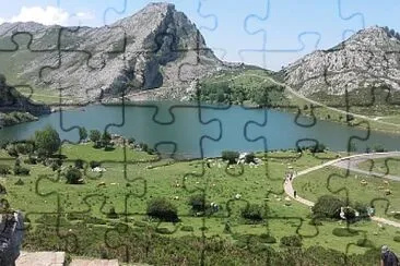 פאזל של lagos  de  covadonga