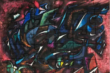 פאזל של AndrÃ© Masson, Nuit fertile