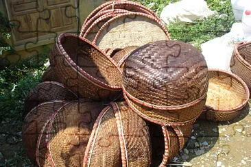 Vietnam - Sapa - Artisanat paniers