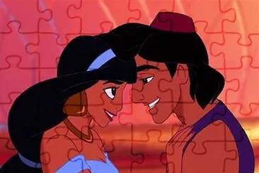 Jasmin y Aladdin jigsaw puzzle