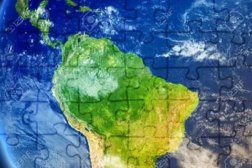 AmÃ©rica del Sur desde el cielo jigsaw puzzle