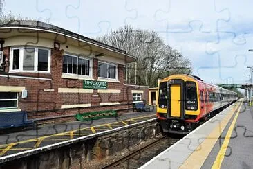 Templecombe Art Deco Signal box, England