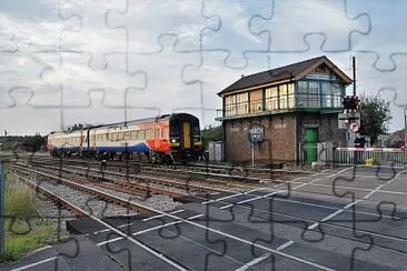 פאזל של March Signal box, England