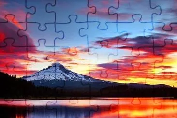 Mountain Red jigsaw puzzle