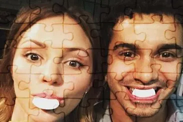 Kat and Elyes jigsaw puzzle